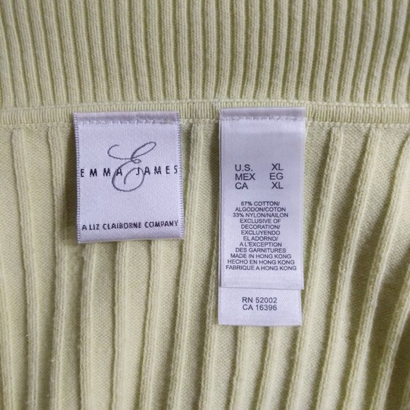 Chartreuse Lizzie McGuire Style Y2K Cardigan Emma James - Picture 3 of 3